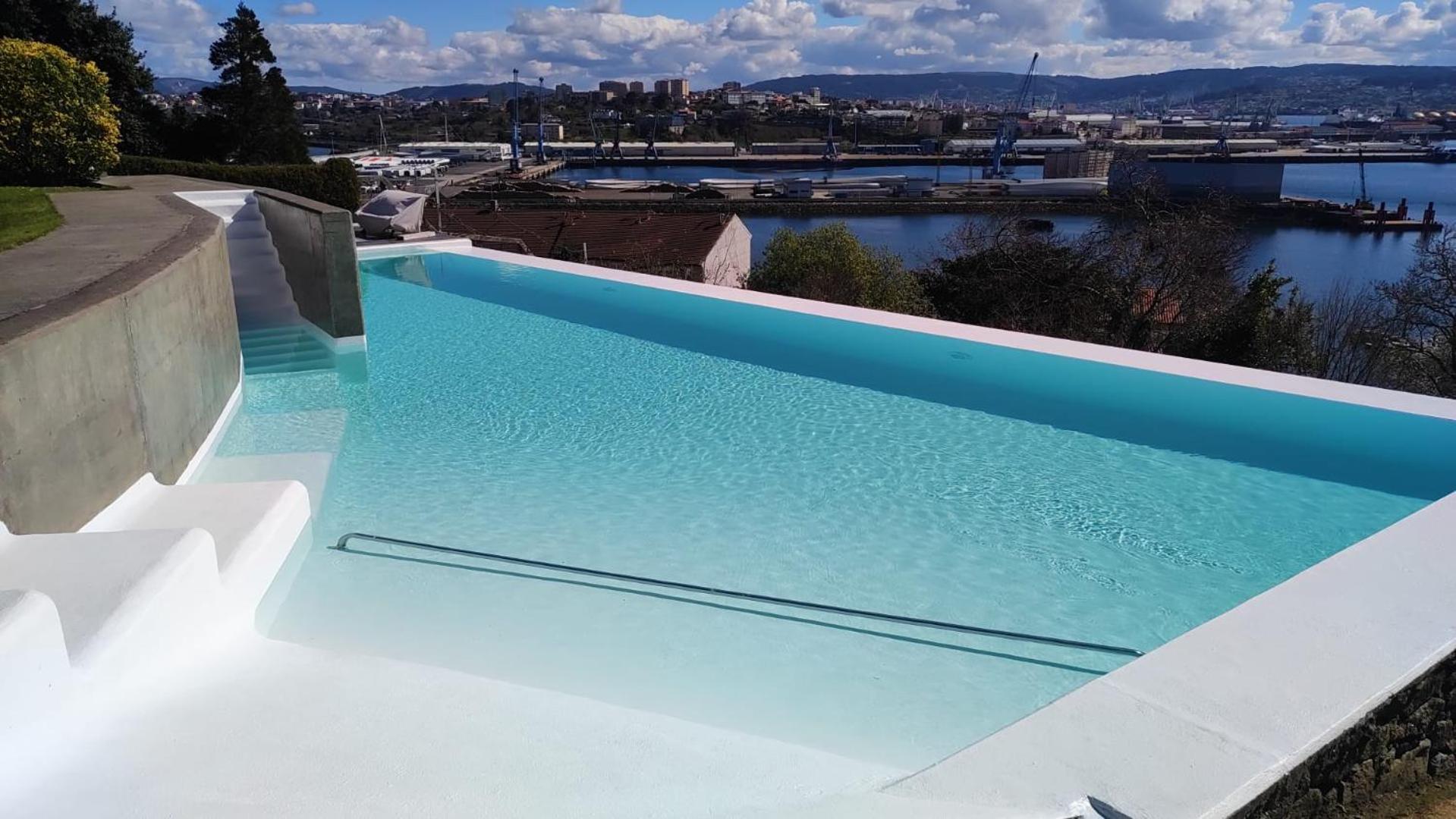 Apartamento Con Piscina Y Excelentes Vistas Ferrol Extérieur photo
